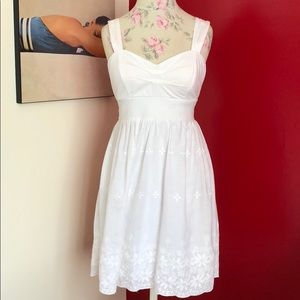 White Cotton Dress